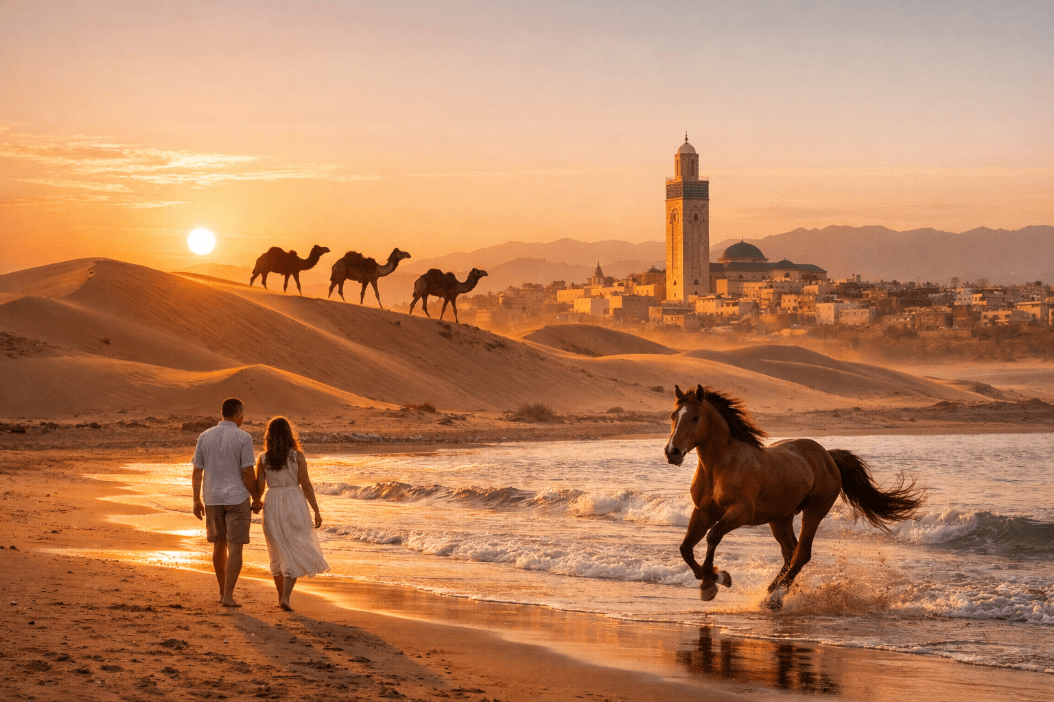 Surfer riding an ocean wave while another person watches from the rocks